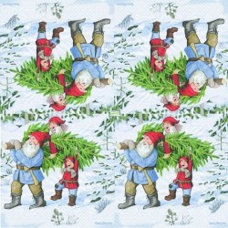 1 serviette Les Lutins -50