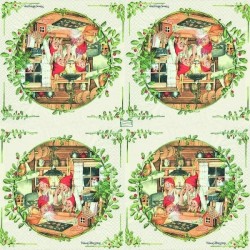 1 serviette Les Lutins -52