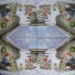 1 serviette Les Lutins -53