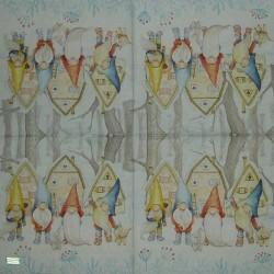 1 serviette Les Gnomes -71