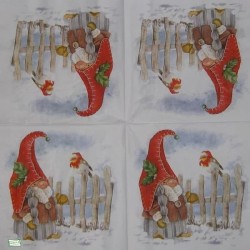 1 Serviette en papier Gnomes -72
