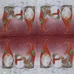 1 serviette Les Gnomes -74