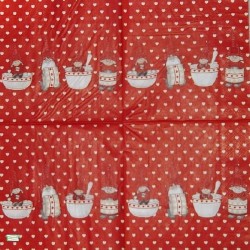 1 serviette Les Gnomes -77