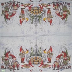 1 serviette Les Lutins -80