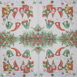 1 serviette Les Gnomes -84