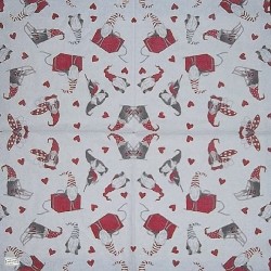 1 serviette papier Lutins-88