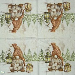 1 serviette Le Gnome -98