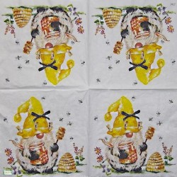 1 serviette papier Le gnome-37