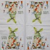 1 serviette papier Le gnome-49