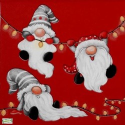 1serviette papier Gnomes-113