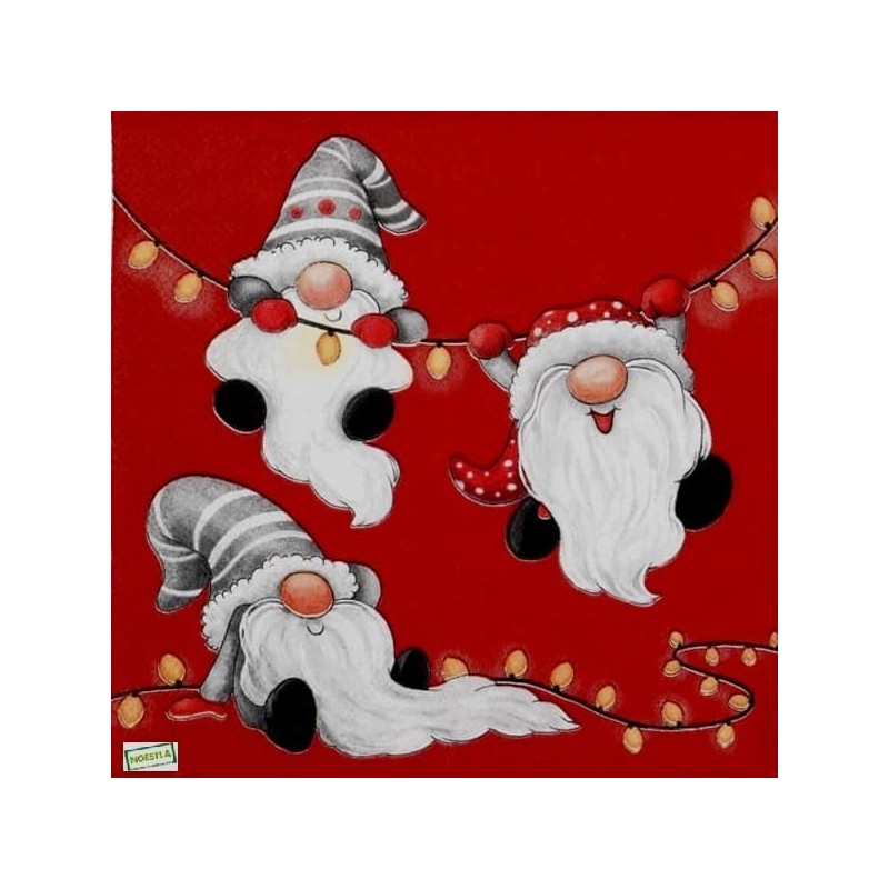 1serviette papier Gnomes-113