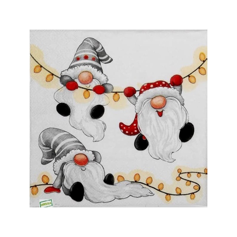 1serviette papier Gnomes-114
