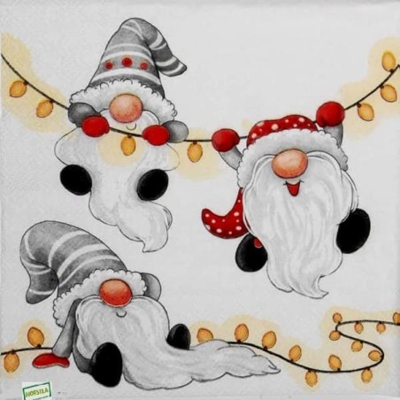 1serviette papier Gnomes-114