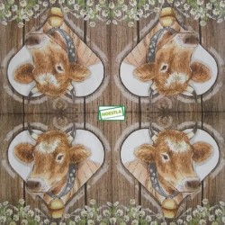 1serviette papier La Vache-104