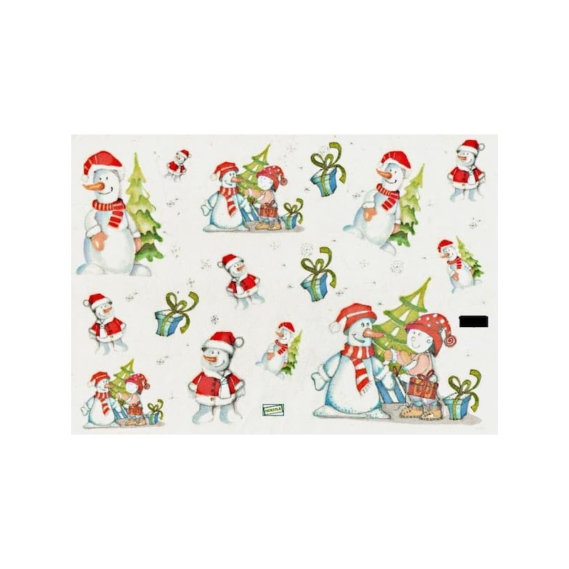 1 papier de riz Noêl-R240