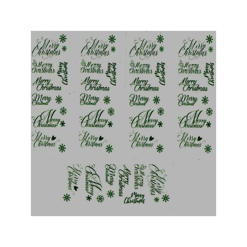 5 papiers de riz Noêl-R3031