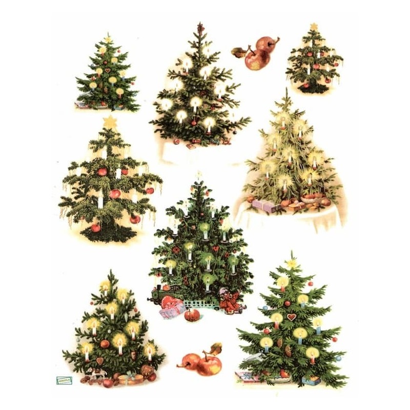 1 papier de riz Noêl -R459