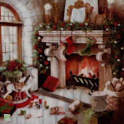 1 serviette papier Noêl - 58