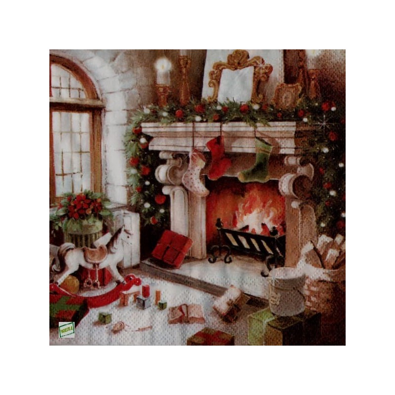 1 serviette papier Noêl - 58