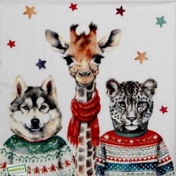 1 serviette Autres Animaux-4