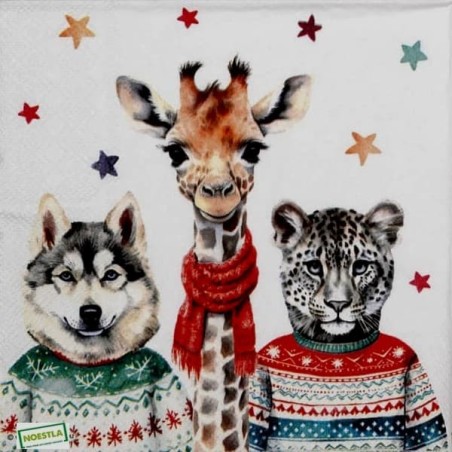 1 serviette Autres Animaux-4