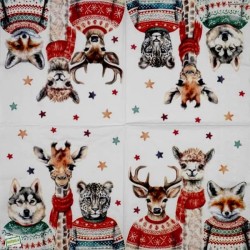 1 serviette Autres Animaux-4