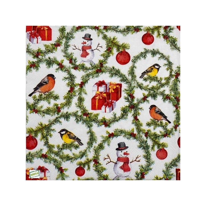 1serviette papier Moineaux-38