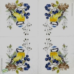 1serviette papier Mésange-102