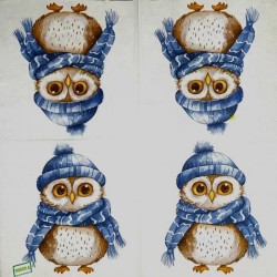 1 serviette La chouette -149