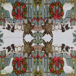 1 serviette Animaux Ferme-98