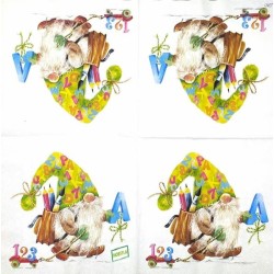 1 serviette Le Gnome -106