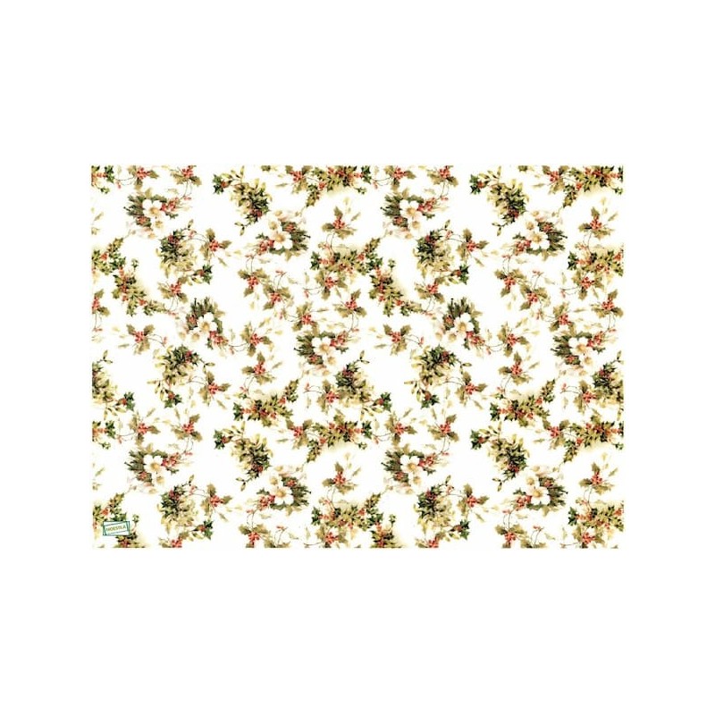 1 papier de riz Noêl -R777