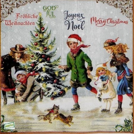 1 serviette papier Noêl - 107