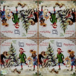 1 serviette papier Noêl - 107