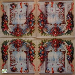 1 serviette papier Noêl - 30