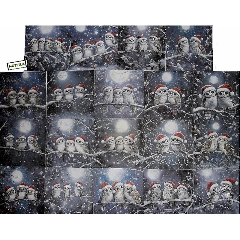 19 papiers découpage Noêl -D14