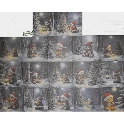 17 papiers découpage Noêl -D15