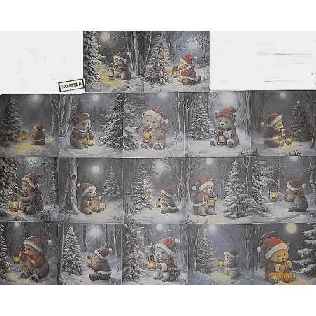 17 papiers découpage Noêl -D15