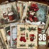 36 papiers découpage Noêl -D16