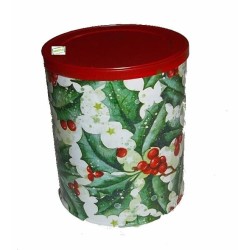 Boite métal Noêl serviettage