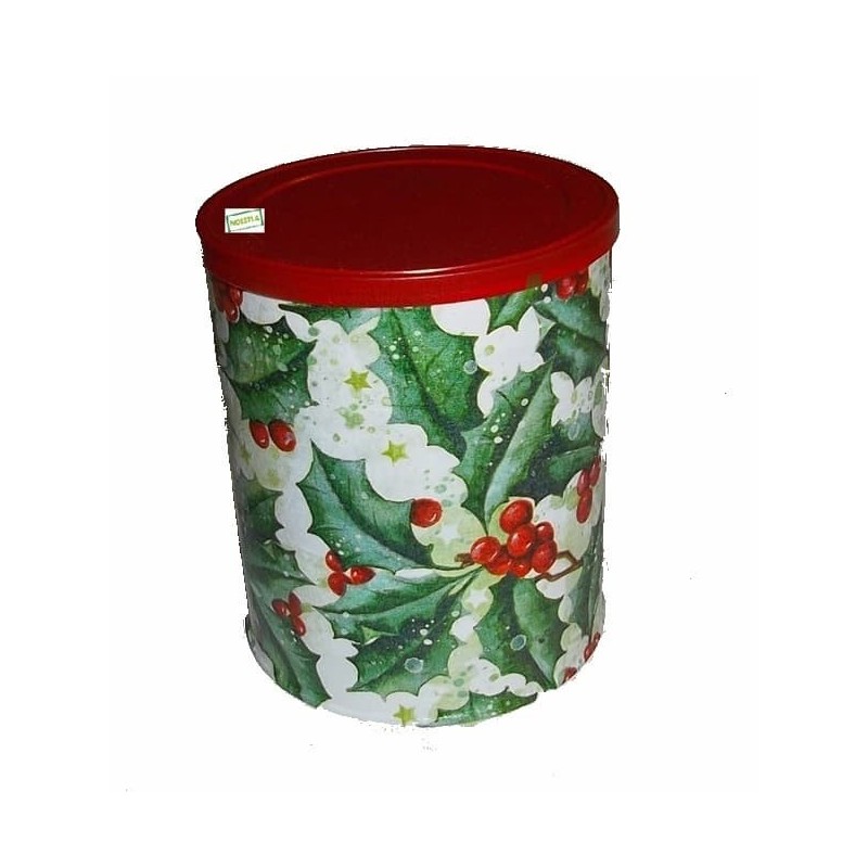 Boite métal Noêl serviettage